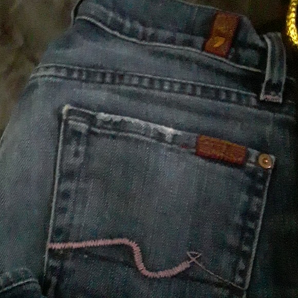7 for all mankind jeans size 25 - Picture 3 of 7